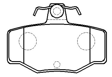 Arka Fren Balatası Primera 2.0 1996-2002 / Almera 1.5 / 1.8 / 2.2 2000-