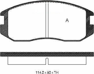 Ön Fren Balatası Terios 1997-