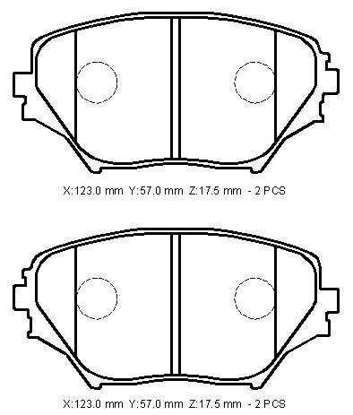 Ön Fren Balata Rav4 2000-2005