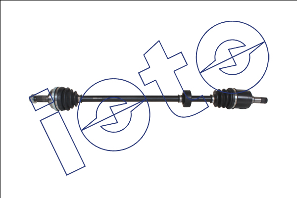 Aks Komple Sol Absli Civic 1.4/1.6 16V 1996-2000 (901,5 Mm Abs-50)