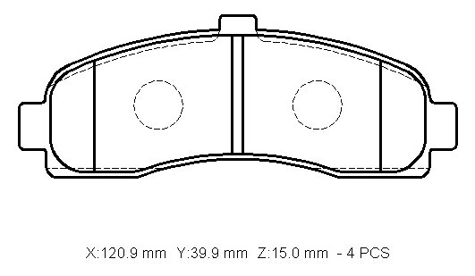Fren Balata Takimi Ön Şi̇mli̇ Micra K11 1.0/1.3/1.5 1992-2000