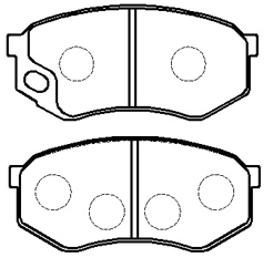 Fren Balatası Ön Şi̇mli̇ [8Adet] Canter Fe511