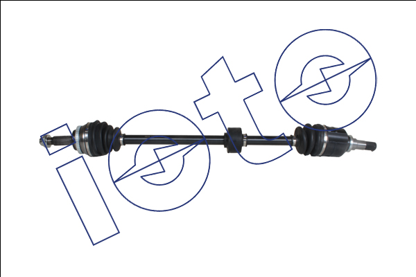 Aks Komple Sağ Absli̇ Corolla Vvti 1.4/1.6 16V 3Zz/4Zz 2002-2006 (915 Mm Abs-48)