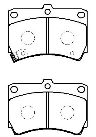 Ön Fren Balatası Mazda 323 1989-1995 / Rio 1.3 - 1.5 2000-2006