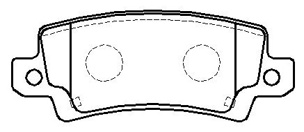 Arka Fren Balatası Corolla Vvti D4D 2002-2006